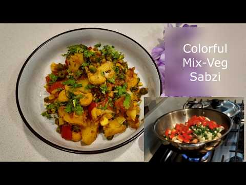 Colorful Mix-Veg Sabzi
